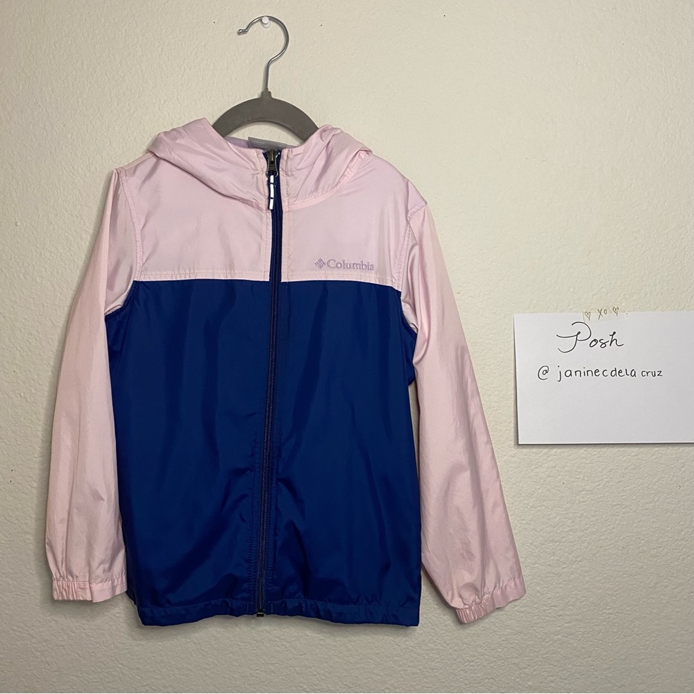 Columbia Rain Zilla Fleece Windbreaker Jacket Girls Size XS